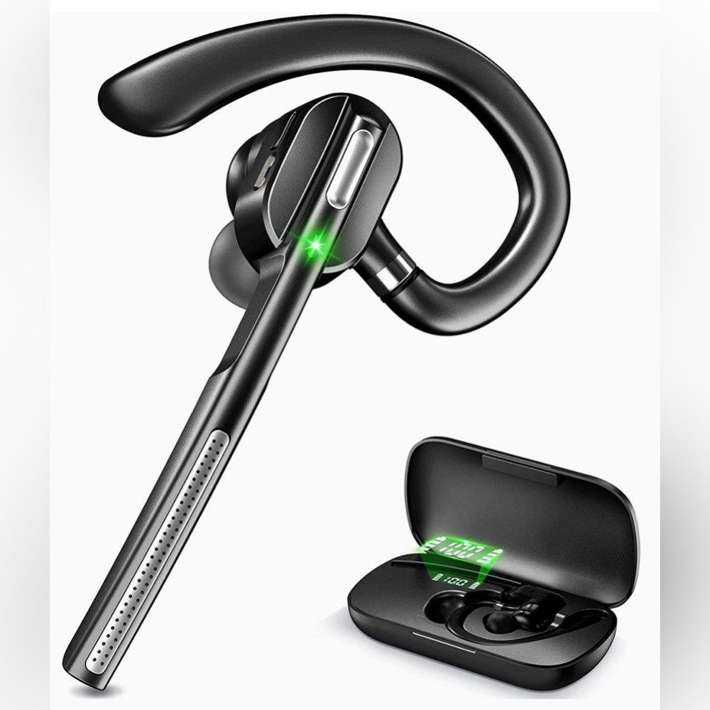 Dechoyecho Bluetooth Headset V5.1 with Battery Charging Case - Picture 8 of 8